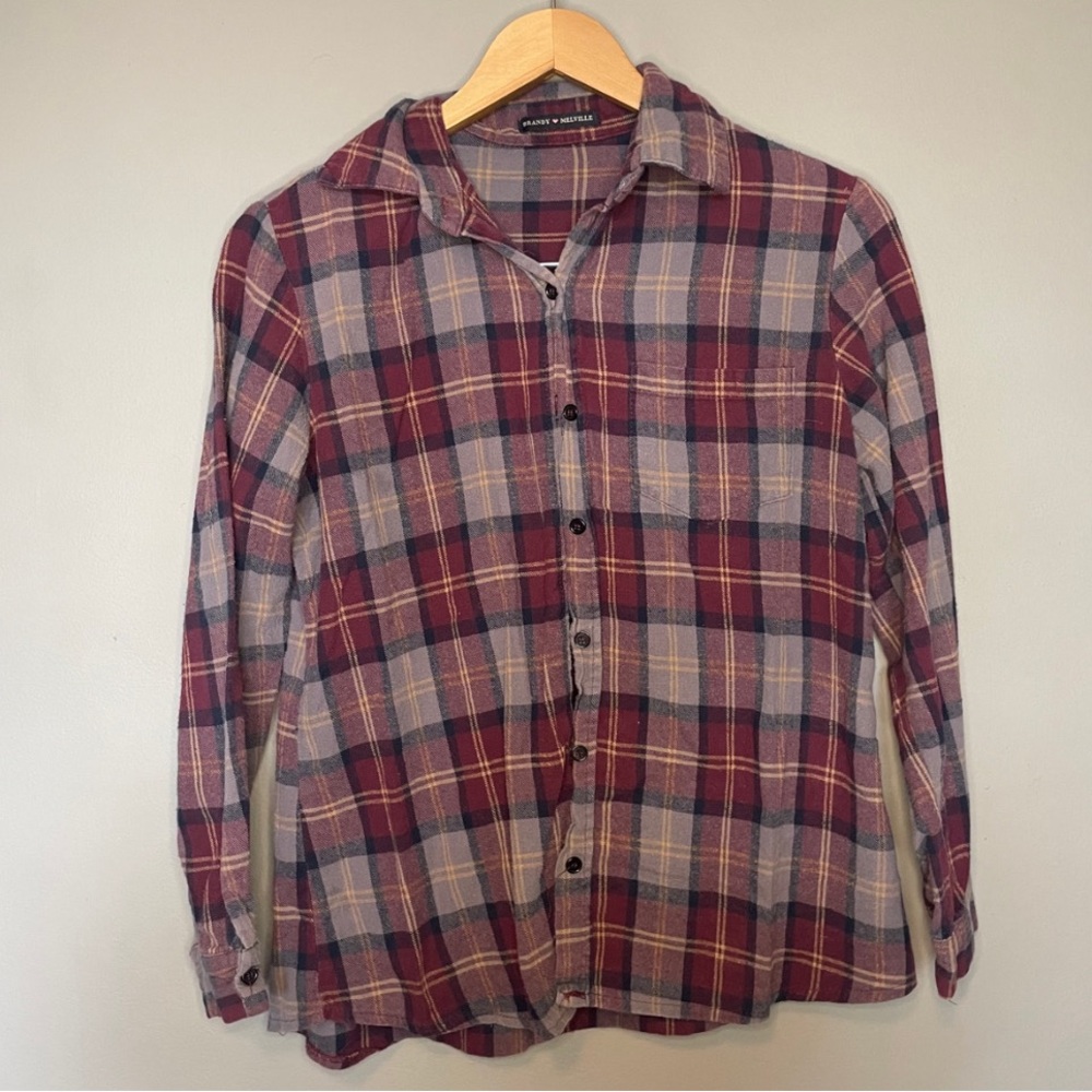 Brandy Melville Flannel & Top